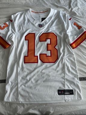 Nike Tampa Bay Buccaneers Mike Evans #13 White NFL Football Jersey MENS SMALL